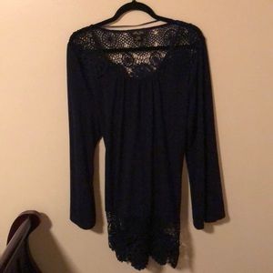 Blouse with embroidery